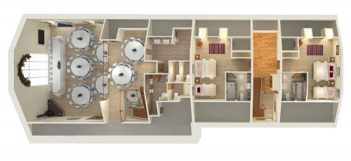 Full CGI - Wedding Venue Floorplan