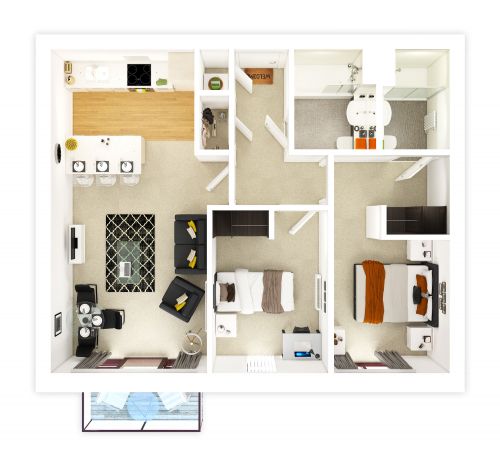 Full CGI - Apartment Floorplan